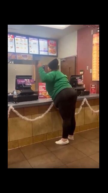 Jack in the Box staff beat a customer after she started attacking them for forgetting..