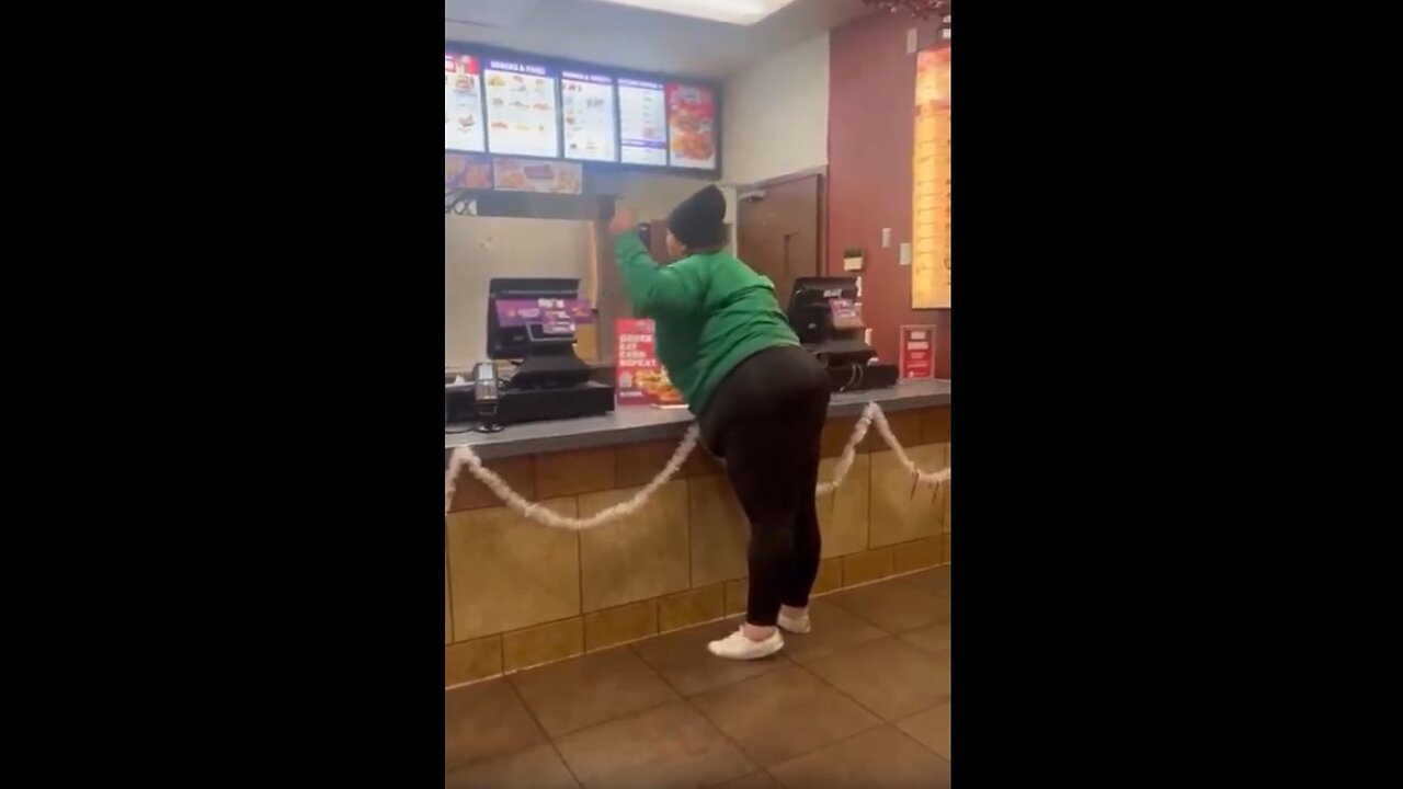 Jack in the Box staff beat a customer after she started attacking them for forgetting..