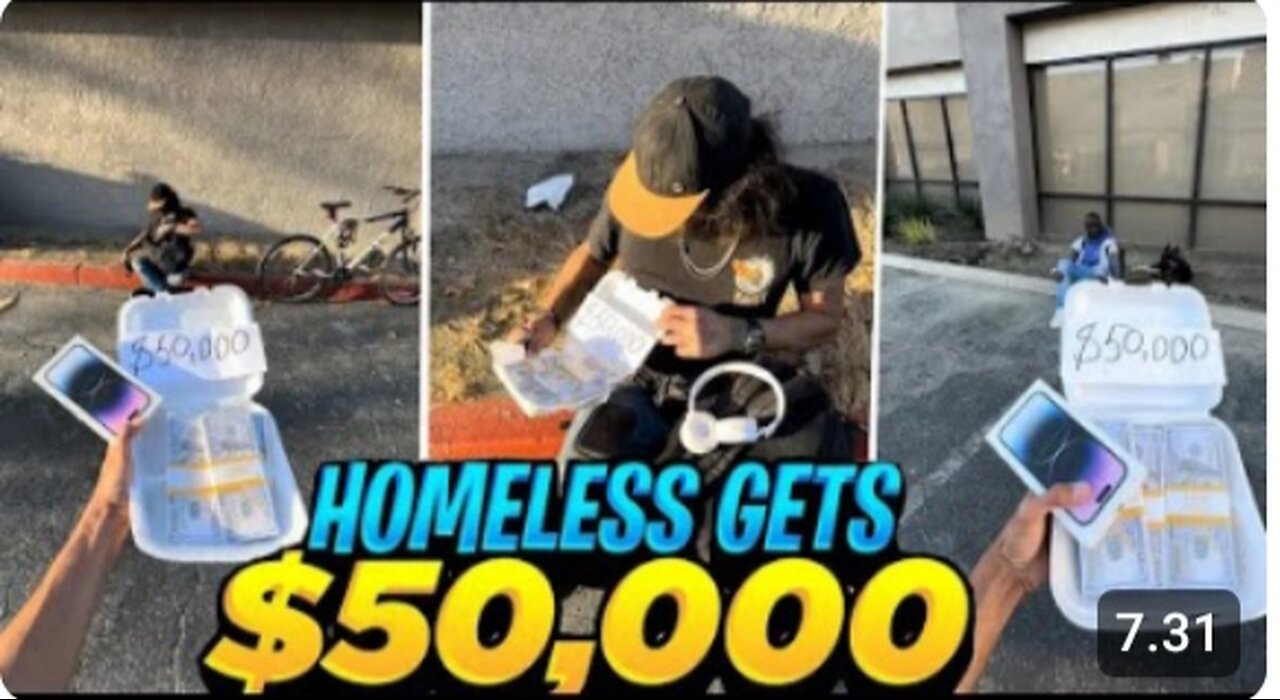 Why This Homeless Man Chose Food Over a Brand New iphone