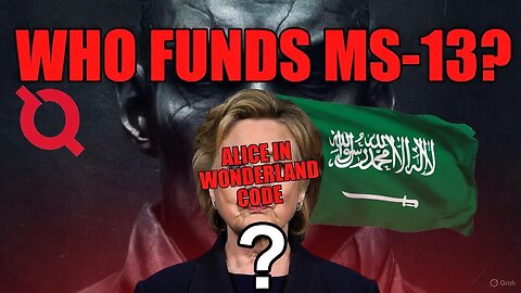 WHO FUNDS MS-13? The Q Drops The Media DAREN'T Touch | Alice in Wonderland, Wizards & The Bloody Saudi Connection | Q Symbolism Explained