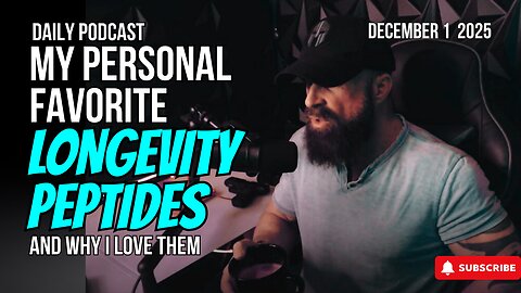 My Favorite 4 Longevity Peptides - Dr Trevor Bachmeyer