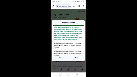 New latest legitimate staking platform launched today/ John Deere staking platform