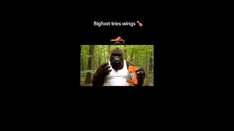 Bigfoot tries wings