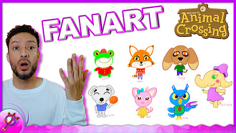 Drawing Original Animal Crossing Characters @Procreate ​