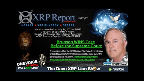 NEW Brunson Case - The Last Domino to FALL, DAVE XRPLION. MUST WATCH TRUMP NEWS