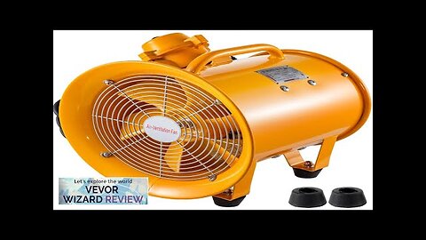 VEVOR Explosion Proof Fan 10 Inch(250mm) Utility Blower 350W Explosion Proof Ventilator Review