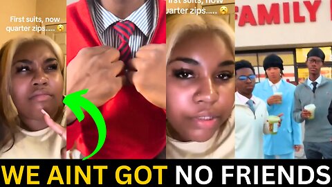 "Unbelievable", Black Woman CALLS Out Gen Z Black men Over Their New Quarter-zip Trend And Suit Wear