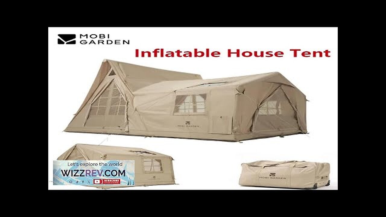 MOBI GARDEN Air Inflatable Tent Portable Camping Outdoor Villa Large Space Family Review