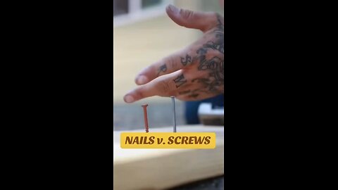 Nails vs screws