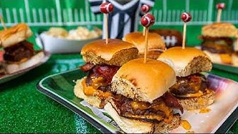 Bourbon Bacon Cheeseburger Sliders