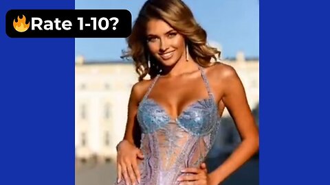 🔥 Rate Her Body in This Short Dress & Purple Boots 1-10? 😍 Supermodel 4K