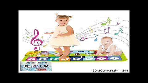 Piano Mat for Kids 80*30cm Toddlers Floor Keyboard Dance Mat Play Musical Review