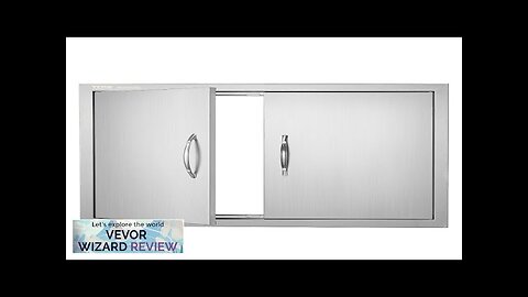 VEVOR BBQ Access Door 30W x 21H Inch Double Outdoor Kitchen Door Review