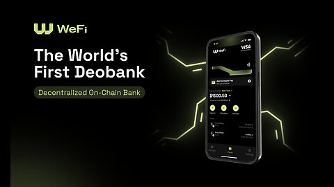 TUTORIAL IN ITALIANO WeFi DeoBank - COME ATTIVARE IL WALLET E LA CARD E COME UTILIZZARLA