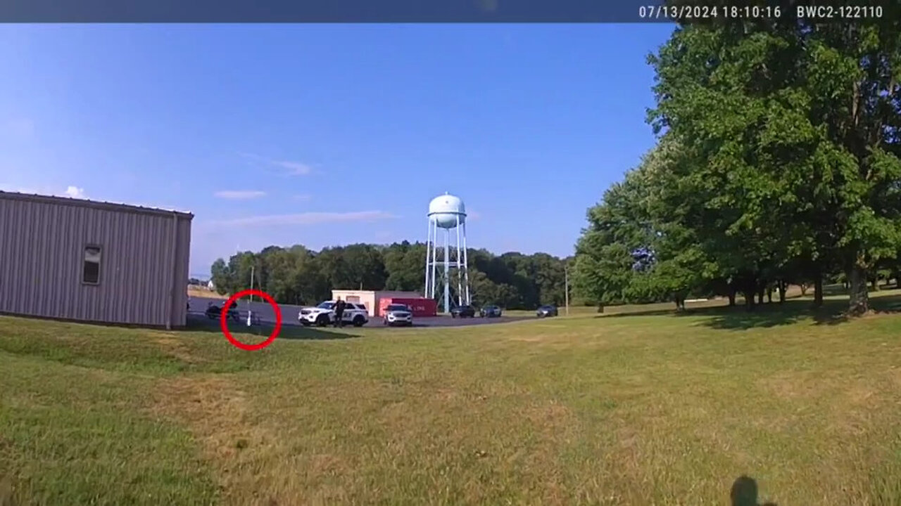 John Cullen Something Thrown from the AGR Roof before Shots