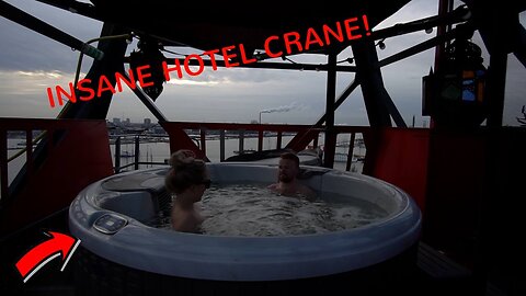 SNEAKING INTO CRANE HOTEL (WE FOUND HOT TUB ON TOP)