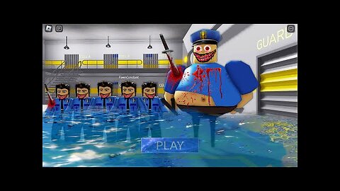 Escaping from a WATER NIGHTMARE MODE BARRY'S PRISON RUN! And BECAME a LOT OF POLICE PLAYERS