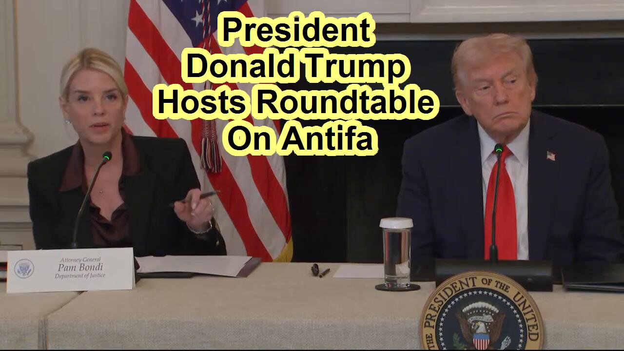 President Donald Trump Hosts Roundtable On Antifa - October 8, 2025