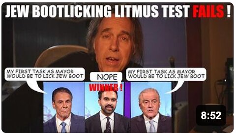 Jew Bootlicking Litmus Test Fails
