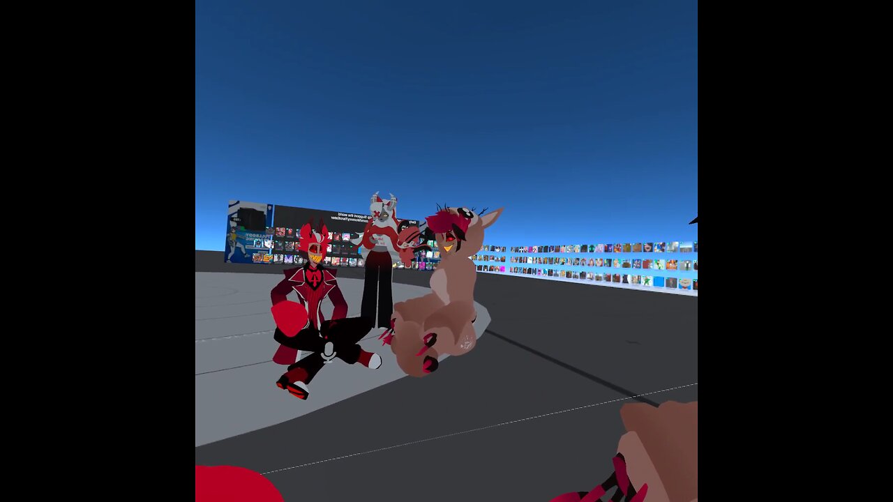 VRChat Funny Moments Alastor With The Microphone Poppet ￼ ￼