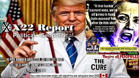 Ep 3789b - J6 Pipe Bomber Arrested, Do You See What The FBI Is Doing? Trump Is Curing America
