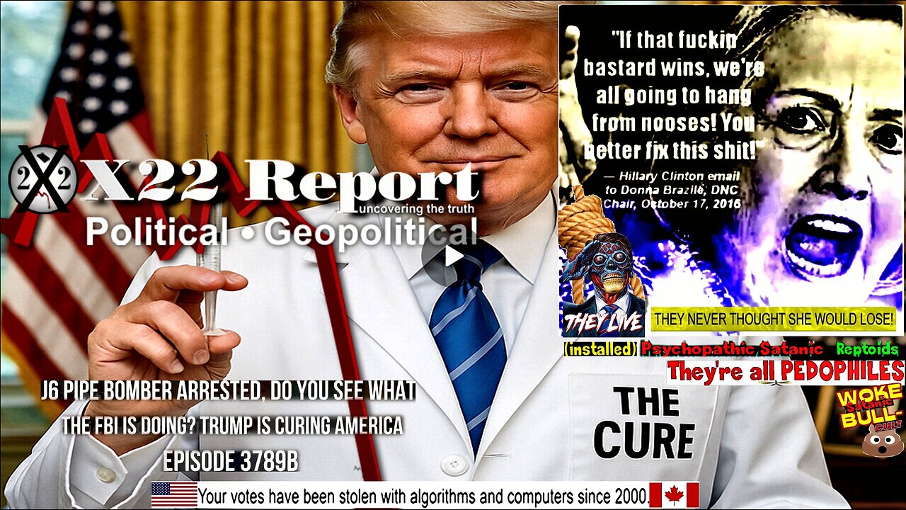 Ep 3789b - J6 Pipe Bomber Arrested, Do You See What The FBI Is Doing? Trump Is Curing America