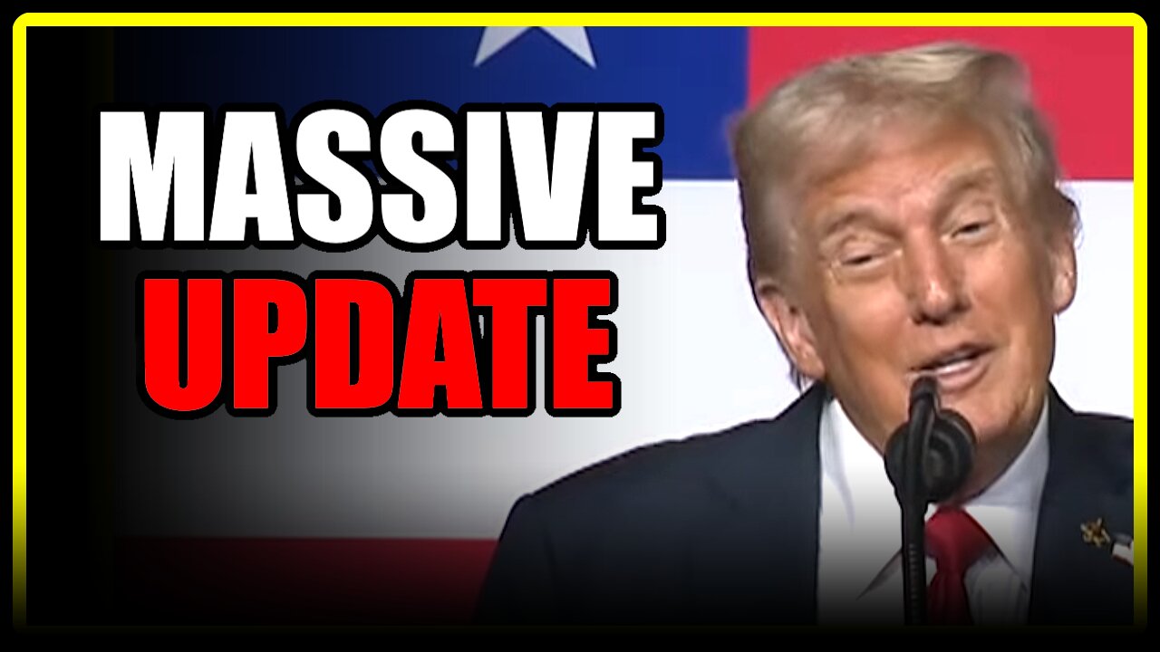 🔴Trumps EMERGENCY ANNOUNCEMENT.🔴
