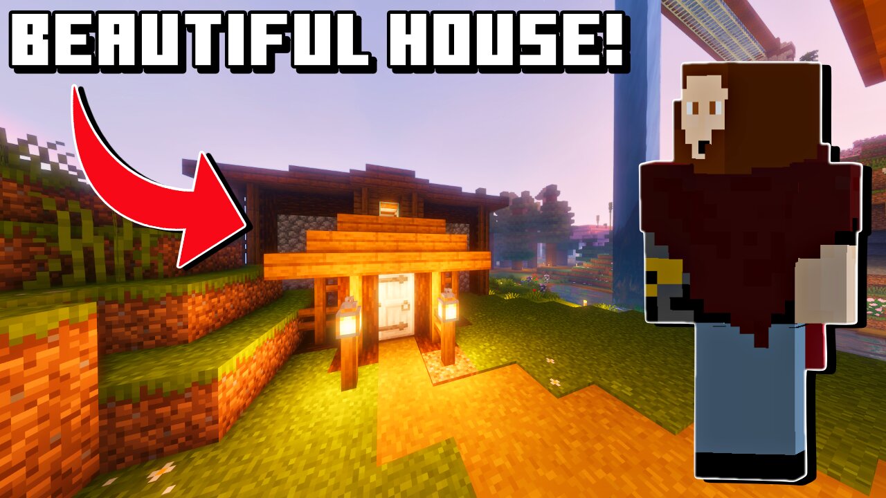 Beautiful Cozy House in Minecraft Survival!