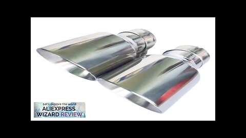 Newest Style Stainless Steel UniversalExhaust System End Pipe+Car Exhaust Tip 1 Piece Review