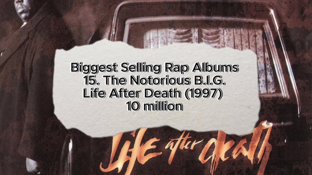 BIGGEST SELLING RAP ALBUMS!!!