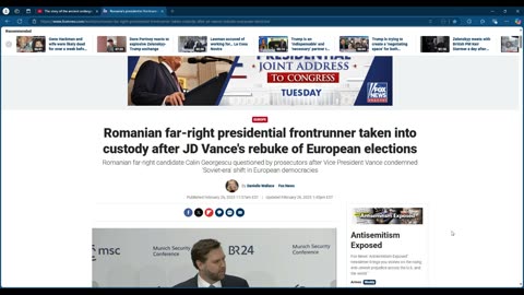 Romanian elections cancelled proving democracy is fake