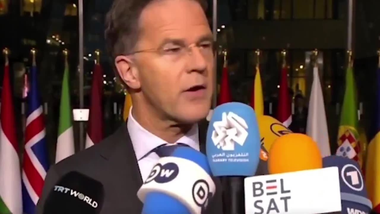 Mark Rutte saying Zelensky is working hard to eradicate corruption LOL