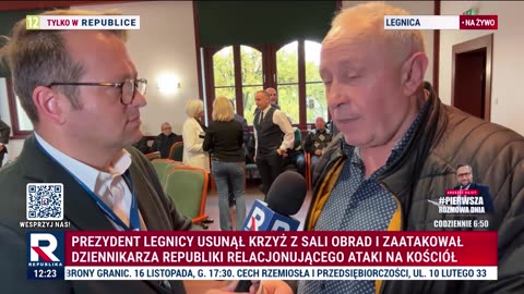 Prezydent Legnicy zaatakował dziennikarza Republiki!