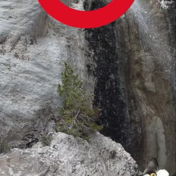 Falling Rock When Filming - Mt. Charleston NV - #dangerous #hiking #waterfall HeadsUp!