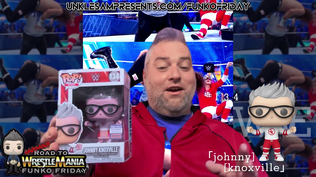 JOHNNY KNOXVILLE is on The Road to WrestleMania | this weeks FUNKO FRIDAY!!