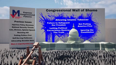 Allowing Islamic Takeover Congressional Wall of Shame