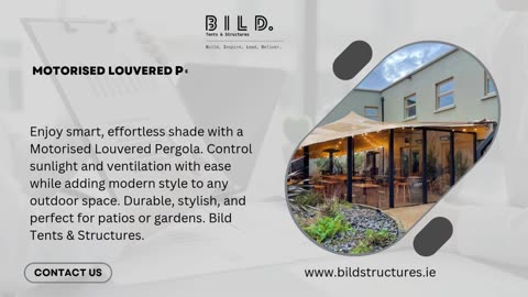 Motorised Louvered Pergola – Residential Outdoor Living by Bild Structures