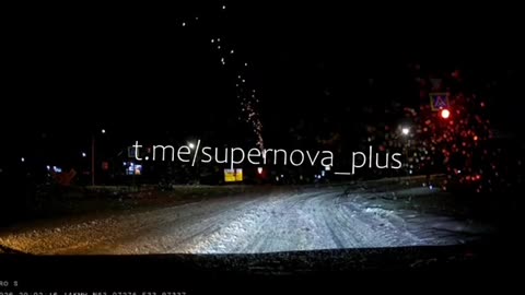 Klintsy (Russia), the moment of strike on the substation!