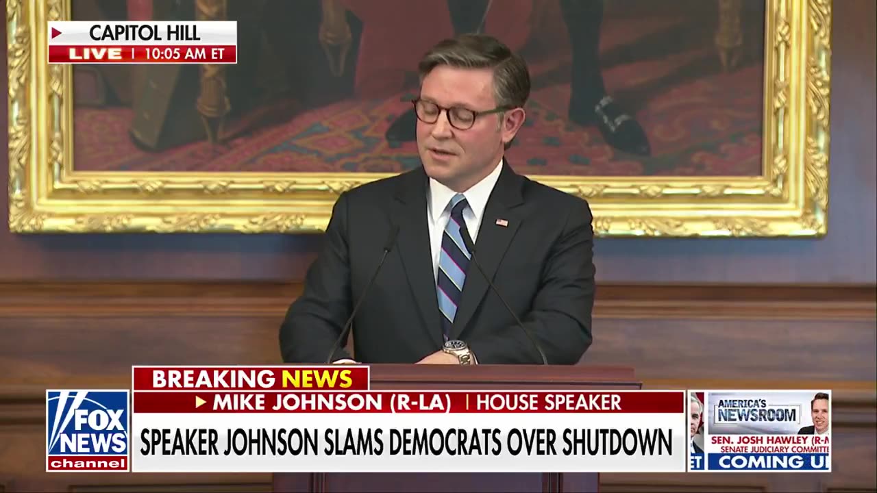 SPEAKER JOHNSON: “Chuck Schumer has been in Congress for 44 years."