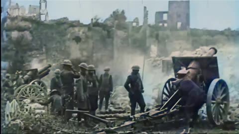 St. Mihiel barbed wire defences and open field advances France 1918