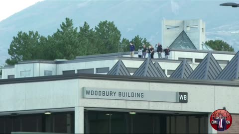 Charlie Kirk: Why Were There Cops ALL OVER The Roof of the WOODBURY Bldg?