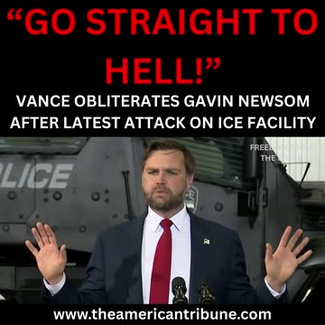 “You Can Go Straight to Hell”: JD Vance Goes Nuclear on Gavin Newsom and Leftist Media