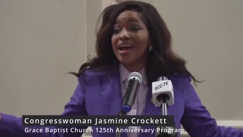 Jasmine Crockett has brought back her fake ghetto accent