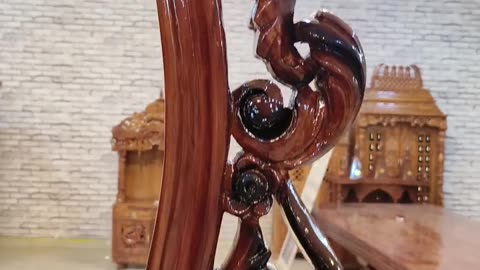 Royal dresser with a chair | wooden furniture | teak wood #royalfurniture