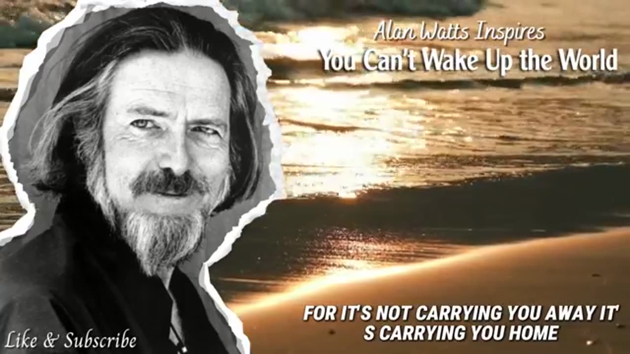 You Can’t Wake Up the World - Alan Watts
