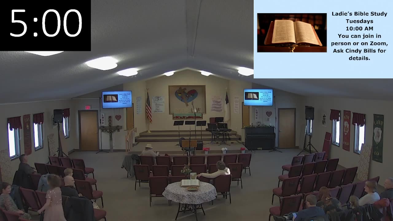 Sunday Service at Moose Creek Baptist Church, North Pole, AK, 2/9/2025