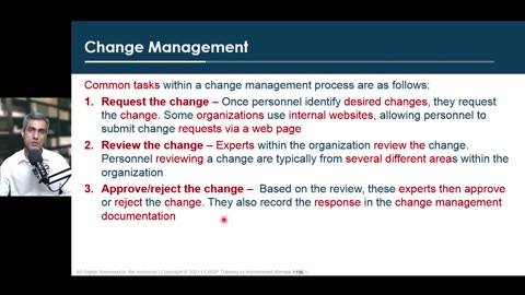 212 - Domain 7 - 79 Understand and Participate in Change Management Processes