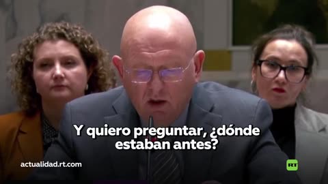 Rusia ante la ONU: Seguiremos con métodos militares hasta que Zelenski "recupere el sentido común"