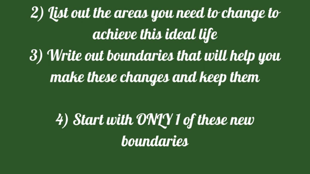 Boundaries Create the Life you Want