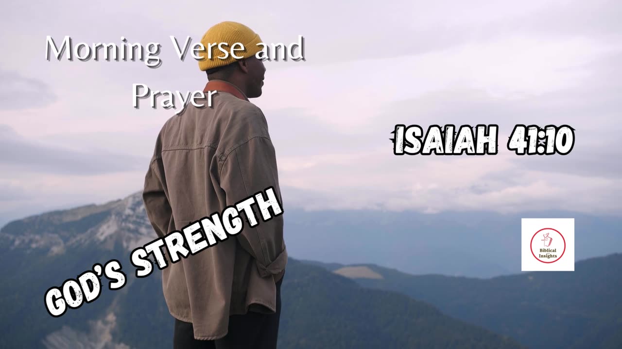 START Your Day with POWERFUL Morning Verse and Prayer! GOD'S STRENGTH #morningprayers #devotion